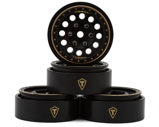 Treal TSCX24-140 Type A 1.0" 12-Hole Brass Beadlock Wheels