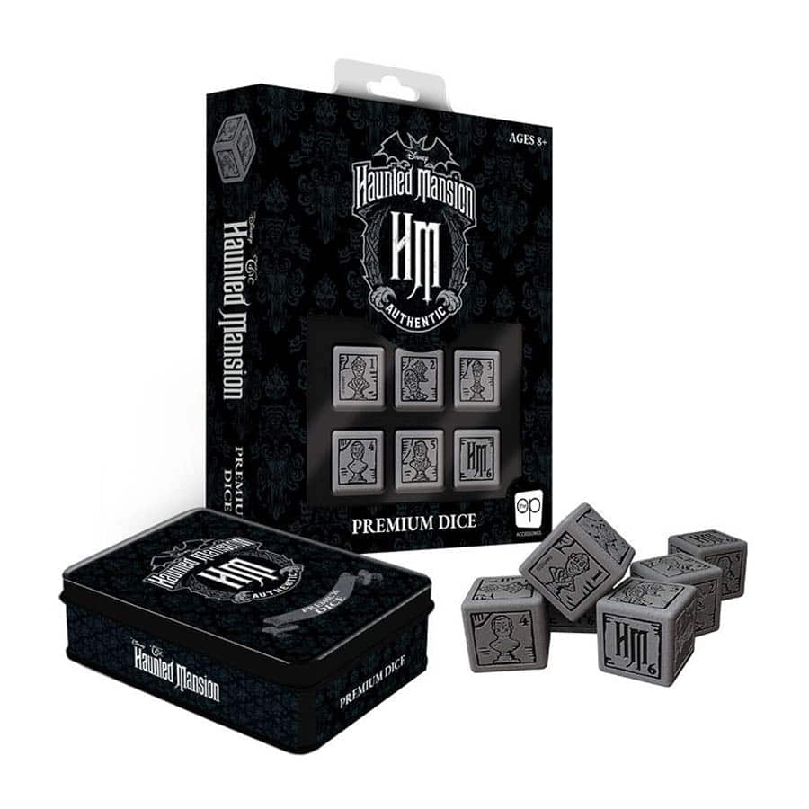 USAOPOLY AC002266 Disney Haunted Mansion Premium Dice Set D6 (6CT)