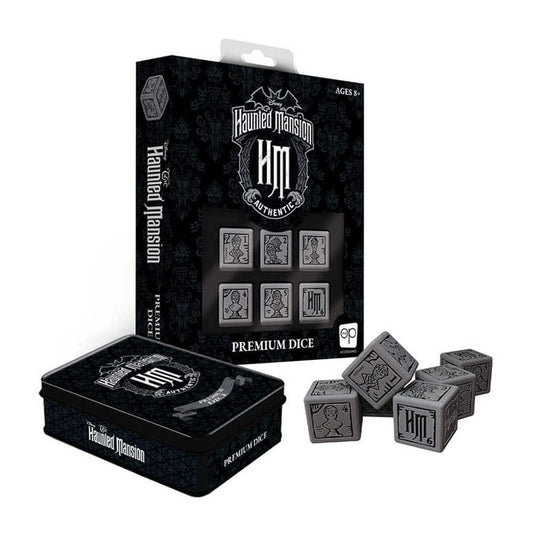 USAOPOLY AC002266 Disney Haunted Mansion Premium Dice Set D6 (6CT)